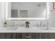 Double vanity bathroom with modern design at 775 Juniper Ne St # 103, Atlanta, GA 30308