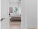 Bright bedroom with hardwood floors and neutral decor at 775 Juniper Ne St # 103, Atlanta, GA 30308