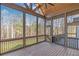 Covered patio with views at 102 Creekview Ln, Canton, GA 30115