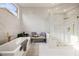 Spa-like bathroom with marble floors, soaking tub, and glass-enclosed shower at 3730 Ashford Ne Pt, Brookhaven, GA 30319