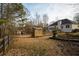 Large backyard with a playset and fenced area at 5424 Central Church Rd, Douglasville, GA 30135