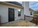 House exterior showing back door and deck at 5424 Central Church Rd, Douglasville, GA 30135