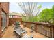 Private deck with seating area, offering a peaceful outdoor space at 67 High Top Ln, Atlanta, GA 30328