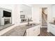 Kitchen features granite countertops and a view into the living room at 61 Harmony Woods Ln, Dallas, GA 30157