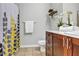 The bathroom boasts a spacious vanity, ample lighting, and a coordinated color scheme at 401 16Th Nw St # 1376, Atlanta, GA 30363