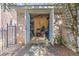 Exterior shot of the outdoor storage shed with easy backyard access and plenty of room for tools at 4478 Outpost Ct, Roswell, GA 30075