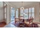 Inviting dining nook with large windows and outdoor access, ideal for enjoying casual meals at 305 Glengarry Chase, Covington, GA 30014