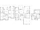 Detailed floor plan showcasing layout of multiple floors, rooms, and living spaces at 305 Glengarry Chase, Covington, GA 30014