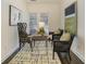 Home office featuring neutral paint, natural light, and modern decor at 201 Windflower Ct, Canton, GA 30115
