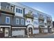 New townhome exteriors with garages, balconies and craftsman details create a warm and welcoming neighborhood at 4213 Legacy Ln # 32, Acworth, GA 30101