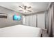 Bedroom with king-size bed and large closet at 4297 Earney Rd, Woodstock, GA 30188