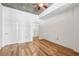 Spacious bedroom with hardwood floors and ample closet space at 44 Peachtree Nw Pl # 1828, Atlanta, GA 30309