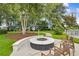 Cozy outdoor fire pit area with comfortable seating at 44 Peachtree Nw Pl # 1828, Atlanta, GA 30309