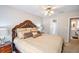 Bright bedroom with king-size bed and en-suite bathroom access at 1357 Ridgewood Dr, Lilburn, GA 30047