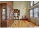 Open concept living and kitchen area with hard wood floors and lots of light at 3457 Winter Wood Cv, Marietta, GA 30062