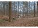 Scenic view of a serene pond surrounded by trees, with a charming bridge leading to the other side at 3457 Winter Wood Cv, Marietta, GA 30062