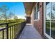 Relaxing balcony with black metal railing, providing a serene outdoor space with views at 3180 Mathieson Ne Dr # 703, Atlanta, GA 30305