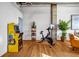 Open space featuring a bike, arcade game, and plants, creating a vibrant area for leisure at 3180 Mathieson Ne Dr # 703, Atlanta, GA 30305