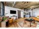 Spacious living room area showcasing hardwood flooring and an open layout at 3180 Mathieson Ne Dr # 703, Atlanta, GA 30305