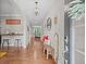 Spacious entryway with hardwood floors, bench and decor at 520 Andes Ln, Canton, GA 30114