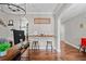 Home office features built-in workspace and hardwood floors at 520 Andes Ln, Canton, GA 30114