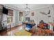 Home office with hardwood floors and large windows at 520 Andes Ln, Canton, GA 30114