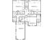 Upper floor plan shows 4 bedrooms, 3 bathrooms, and laundry at 954 Carl Sanders Dr, Acworth, GA 30101