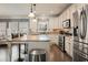 Kitchen with granite countertops, stainless steel appliances, and white cabinets at 2671 Willow Field Se Xing # 14, Marietta, GA 30067