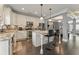 Eat-in kitchen with granite countertops, stainless steel appliances, and an island at 2671 Willow Field Se Xing # 14, Marietta, GA 30067