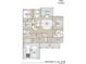 Detailed floor plan showcases the layout of the home's bedrooms, kitchen, living spaces, and two-car garage at 8921 Callaway Dr, Winston, GA 30187