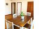 Dining room with wooden table, four chairs, and hardwood floors at 40 Chimney Rise Ct, Stockbridge, GA 30281