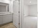 Bathroom with vanity, toilet and shower/tub combo at 8234 Walnut Hall Dr, Fairburn, GA 30213