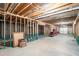 Unfinished basement with plumbing and electrical roughed in at 159 Cedar Creek Rd, Cartersville, GA 30121