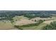 Aerial view of a large property with multiple buildings and open fields at 416 Spring Place Ne Rd, White, GA 30184