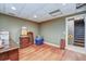 Finished basement room with hardwood floors and plenty of storage at 416 Spring Place Ne Rd, White, GA 30184