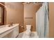Small bathroom with shower/tub combo at 416 Spring Place Ne Rd, White, GA 30184
