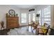 Cozy sitting area with hardwood floors and French doors at 416 Spring Place Ne Rd, White, GA 30184