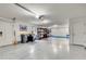 Spacious garage with a clean, epoxy-coated floor and ample storage space. Perfect for vehicles and projects at 2057 Telfair Cir, Atlanta, GA 30324