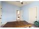 Office area featuring a large wooden table and a potted plant in the corner at 2057 Telfair Cir, Atlanta, GA 30324