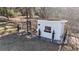 Charming white chicken coop with attached run and landscaping at 4320 Center Hill Church Rd, Loganville, GA 30052