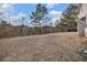 Backyard with trees and natural landscape at 436 Margaux Way, Atlanta, GA 30349