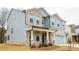 Two-story house with gray siding and stone accents at 776 Clifftop Crossing, Powder Springs, GA 30127