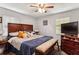 Spacious main bedroom with a king-size bed and wood furniture at 792 Plainville Sw Cir, Atlanta, GA 30331