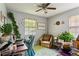 Home office space with a comfortable chair and work desk at 792 Plainville Sw Cir, Atlanta, GA 30331