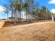 Large backyard with wooden fence and mature trees at 1018 Cherry Bark Ln, Loganville, GA 30096