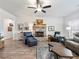 Living Room with fireplace and comfortable seating at 1018 Cherry Bark Ln, Loganville, GA 30096