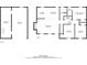 Floor plan displaying layout of the living room, kitchen, bedrooms, bathrooms, and dining area at 5925 S Quail Dr, Douglasville, GA 30135