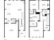 Two-story floor plan with 3 bedrooms and 2.5 baths at 38 Rocky Knl, Dallas, GA 30157