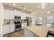 Modern kitchen with stainless steel appliances and granite countertops at 38 Rocky Knl, Dallas, GA 30157