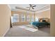 Spacious main bedroom with carpeted floor and lots of natural light at 38 Rocky Knl, Dallas, GA 30157